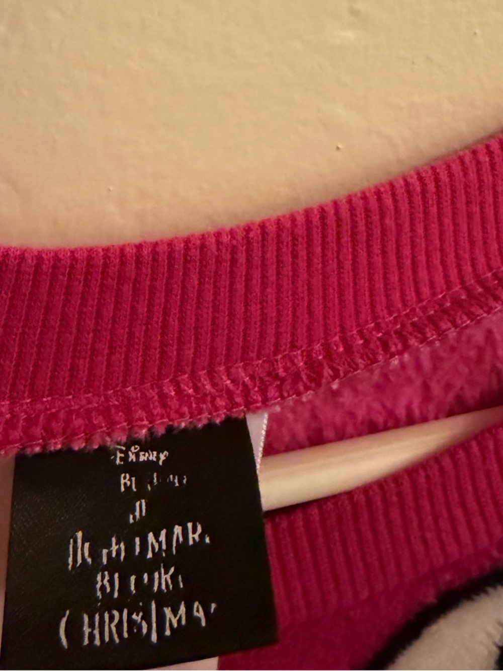 Nightmare Before Christmas Pink Crewneck Sweatshirt - Picture 2 of 5